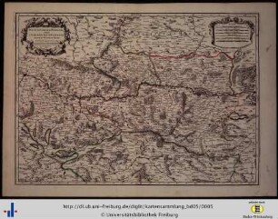 Partie du cercle d'Austriche sçavoir l'Archiduché d'Austriche divisé en haute et basse