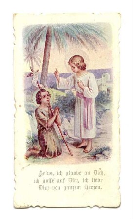 Kleines Andachtsbild mit Darstellung des Jesuskindes (kleines Andachtsbild)