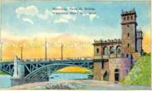 Ansicht der Neuen III. Brücke in Warschau