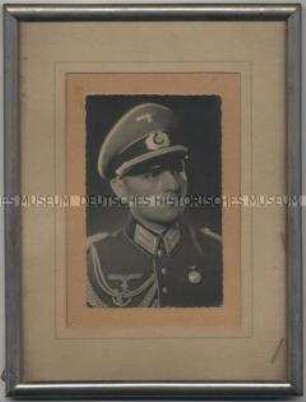 Martin Bonsack in Uniform, gerahmt