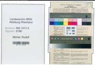 Entnazifizierung Rudolf Michel , geb. 19.05.1896 (Eisenbahner)