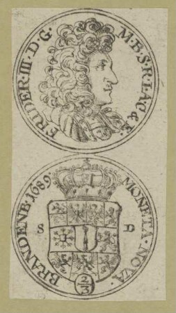 Bildnis von Friedrich III., Kurfürst zu Brandenburg