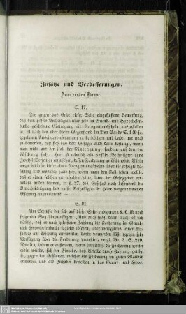 Zusätze und Verbesserungen