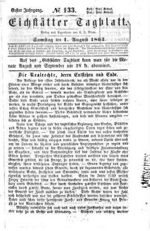 Eichstätter Tagblatt. 1863,8/12 = Jg. 1