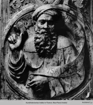Portaldekoration der Cappella della Madonna : Jesaja