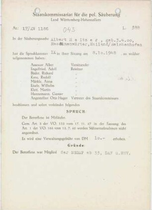 Heitzer, Albert