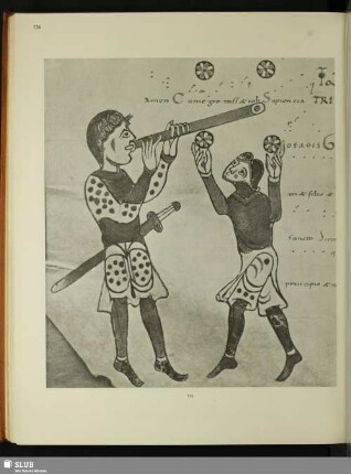 [113. Tropenbuch mit Musikantendarstellung aus der Abtei Saint-Martial in Limoges, 11. Jahrh.]