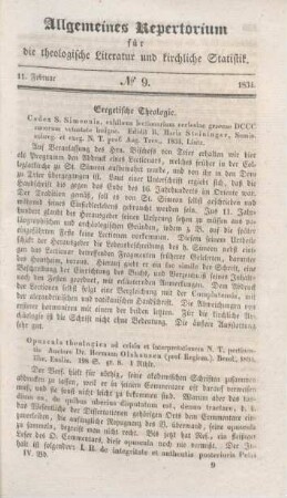 129-130 "Opuscula theologica ad crisin et interpretationem N. T. pertinentia" von Hermann Olshausen