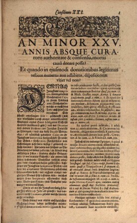 De Insignioribus aliquot et imprimis Juris publici Quaestionibus Consultationes. 2. (1629)