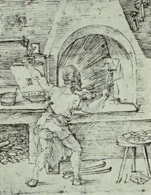 Schmied, Zeichnung, Dürer