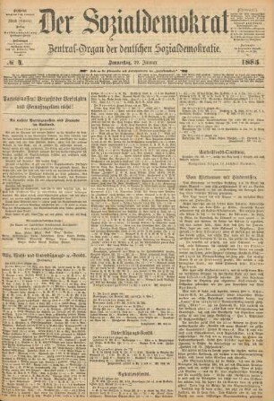 No 4. Donnerstag, 22. Januar 1885.