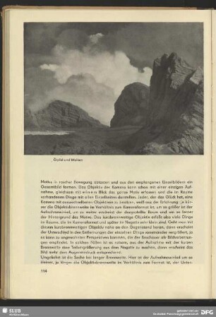 Gipfel und Wolken