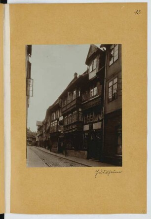 Wohnhäuser, Hildesheim: Ansicht (aus: Skizzen- und Fotoalbum 22)