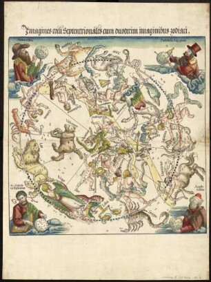 Imagines cœli Septentrionales cum duodecim imaginibus zodiaci