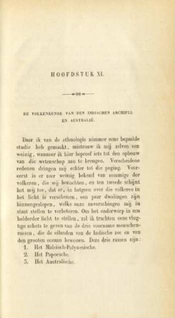 Hoofdstuk XI. De volkenkunde van den Indischen Archipel en Australie