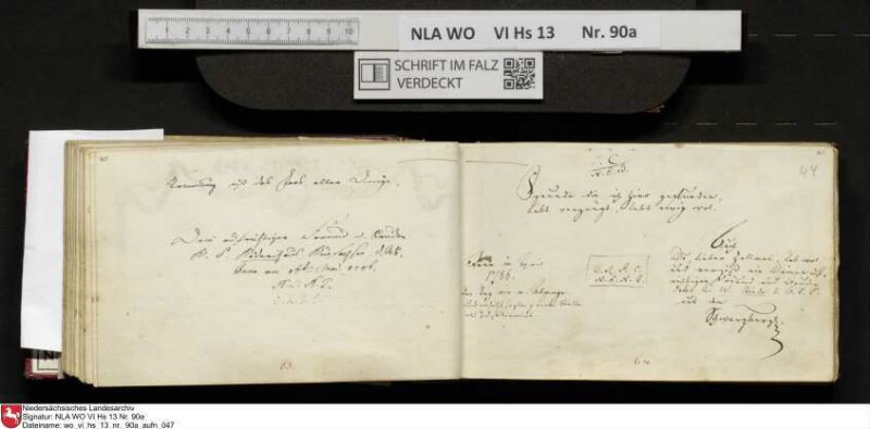 Stammbuch des Ernst Philipp Ludwig Zellmann (1763-1795) aus
                           Braunschweig