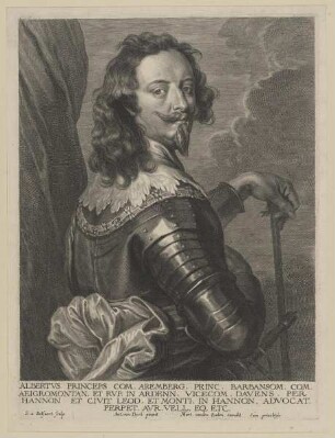 Bildnis des Albertvs Princeps com. Aremberg