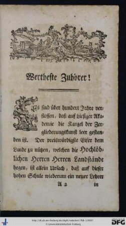 Wertheste Zuhörer!