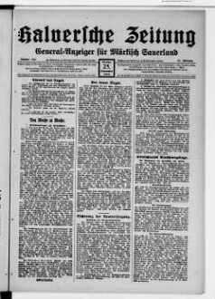 Halversche Zeitung. 1882-1934