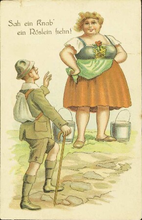Sah ein Knab' ein Röslein stehn!