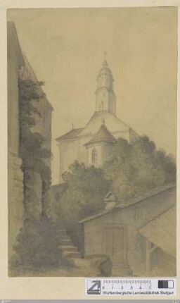 [Kirche in Steinbach OA. Hall]