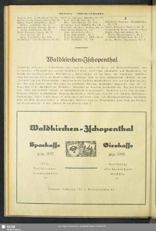 Waldkirchen-Zschopenthal
