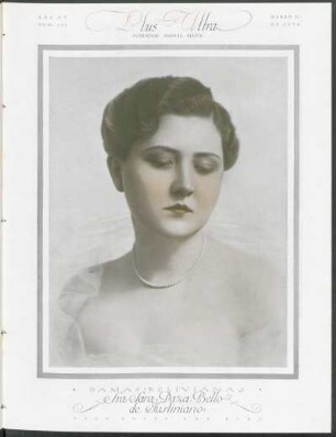 Damas bolivianas - Sra. Sara Daza Bello de Justiniano
