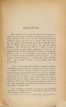 Über Richard Ros' mittelenglische Übersetzung des Gedichtes von Alain Chartier "La belle dame sans mercy"