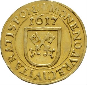 Münze, Goldgulden, 1617