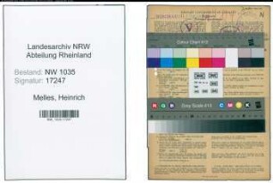 Entnazifizierung Heinrich Melles , geb. 12.01.1908 (Ingenieur)