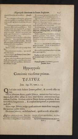 Concionis vicesimae primae.