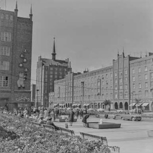 Urlaubsbilder Rostock 64 : Rostock. Lange Straße. Straßenbild