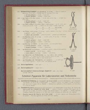 Schüttel-Apparate für Laboratorien und Nebenteile