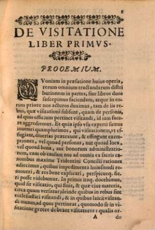 Manvale Visitatorvm : Dvobvs Libris Complectens Visitationi Svbiacentia, Ac Diversos Visitandi modos omnibus qui huiusmodi munus gerunt, admodum vtile & commodum