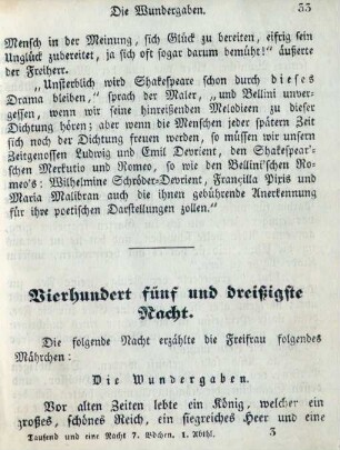 Vierhundert fünf und dreißigste Nacht