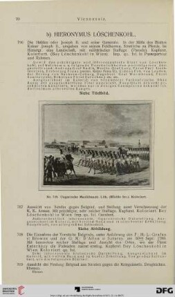 b) Johann Hieronymus Löschenkohl (Nr. 706-715)