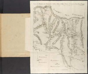 Carte IIIeme: Partie des Montagnes qui domient les Valléees d'Ossau, d'Asson, d'Azun, de Canterès de Lavedan et de Barege.