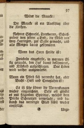 Wider die Maucke: