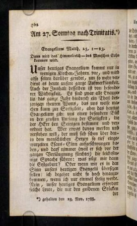 762-704, Unser heutiges Evangelium kommt nur ...