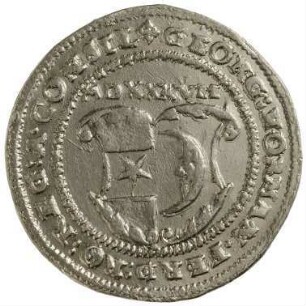 Medaille, 1537