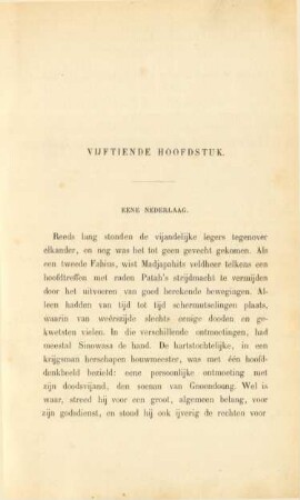 Vijftiende hoofdstuk. Eene Nederlaag