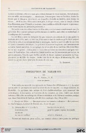 15: Inscription de Naram-Sin