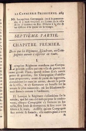 Septième Partie.
