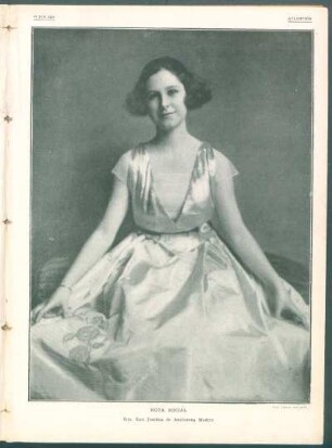 Nota social. - Srta. Sara Josefina de Anchorena Madero