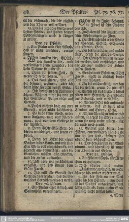 Der 77. Psalm