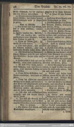 Der 77. Psalm