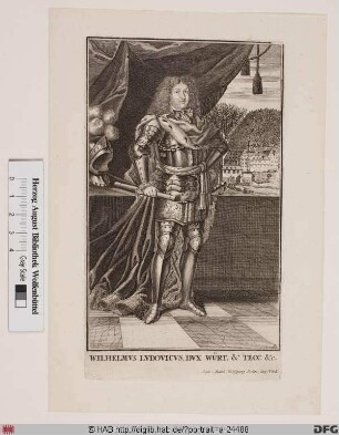 Bildnis Wilhelm Ludwig, Herzog von Württemberg (reg. 1674-77)