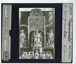 Grünewald, Isenheimer Altar (Colmar MU 88.RP.139),Hagenauer, Skulpturen des Isenheimer Altars