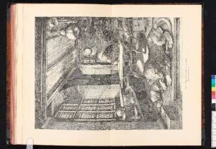 Der heilige Hieronymus im Gehäuse. Kupferstich.