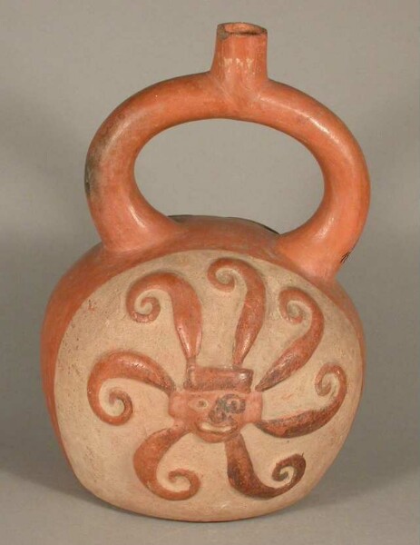 Relief: anthropo-zoomorphic figure (octopus)